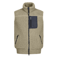 Gilet senza maniche ELT in pile Teddy Alma bambino Grigio beige Gilet senza maniche ELT in pile Teddy Alma bambino Grigio beige