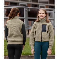 Gilet senza maniche ELT in pile Teddy Alma bambino Grigio beige