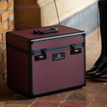 Box per la striglia Imperial Riding Shiny Fico Viola