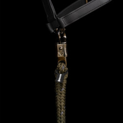Lunga di fissaggio Imperial Riding Deluxe anti panico Verde oliva