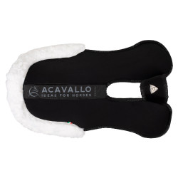 Ammortizzatore in memory foam pad Piuma Acavallo Nero / bianco