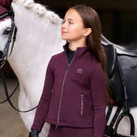 Cardigan Imperial Riding Carla bambini Fico Viola