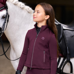 Cardigan Imperial Riding Carla bambini Fico Viola Cardigan Imperial Riding Carla bambini Fico Viola
