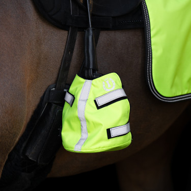 Scaldapiedi per staffe Imperial Riding Reflective confezione da 2 Giallo
