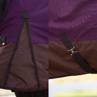 Coperta da esterno Imperial Riding Customized High Neck 200 g Bordeaux / marrone chiaro Coperta da esterno Imperial Riding Customized High Neck 200 g Bordeaux / marrone chiaro