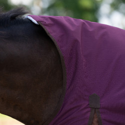 Coperta da esterno Imperial Riding Customized High Neck 300 g Bordeaux / marrone chiaro