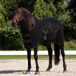 Coperta in pile HV Polo Basic Nero