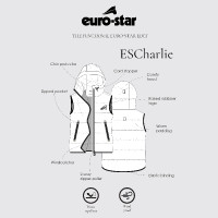 Gilet senza maniche Euro-Star Charley kids Sambuco Marrone Gilet senza maniche Euro-Star Charley kids Sambuco Marrone