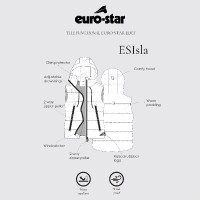 Gilet senza maniche Euro-Star Isla da donna Marina Blu marino