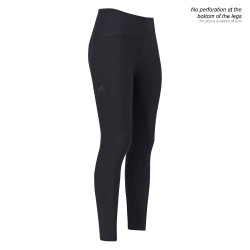 Leggings da equitazione Euro-Star Empower Winter FullGrip donna Nero
