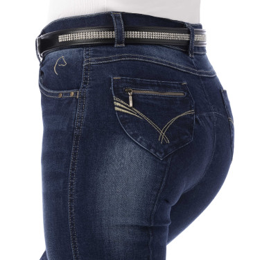 Jean donna Equithème Texas Blu denim Jean donna Equithème Texas Blu denim