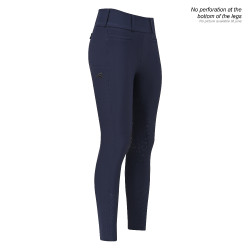 Leggings da equitazione Euro-Star Enforce winter FullGrip donna Notte Blu marino