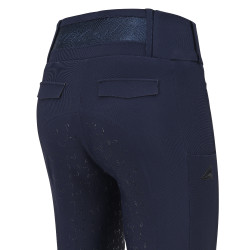 Leggings da equitazione Euro-Star Enforce winter FullGrip donna Notte Blu marino