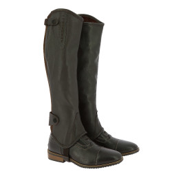 Mini-chaps Equithème Soft Avana Marrone