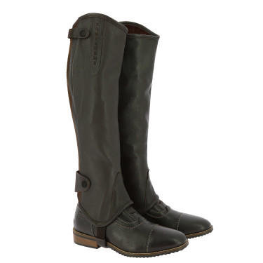 Mini-chaps Equithème Soft Avana Marrone