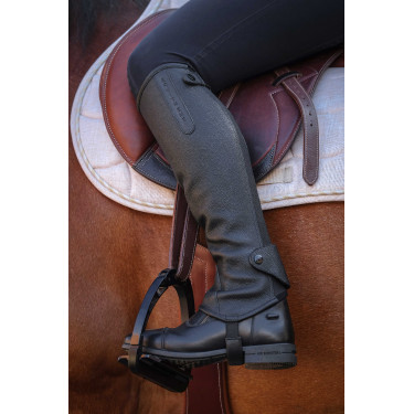Mini-chaps Equithème Soft Nero Mini-chaps Equithème Soft Nero