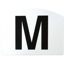 Set di 12 lettere da giostra supporto in plastica Hippotonic Set di 12 lettere da giostra supporto in plastica Hippotonic