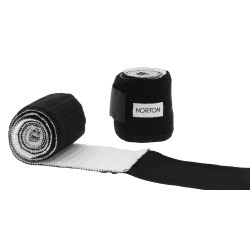 Fasce da lavoro elastiche con sottofasce Hippotonic Nero Fasce da lavoro elastiche con sottofasce Hippotonic Nero