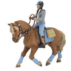 Figura Cavallo del giovane cavaliere Papo Figura Cavallo del giovane cavaliere Papo