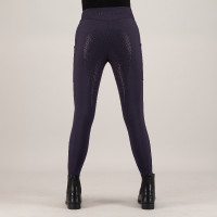 Leggings da equitazione HV Polo Estrelle FullGrip donna Legno Beige Leggings da equitazione HV Polo Estrelle FullGrip donna Legno Beige