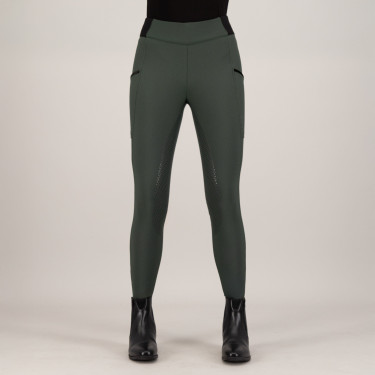 Leggings da equitazione HV Polo Estrelle FullGrip donna Verde petrolio
