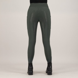Leggings da equitazione HV Polo Estrelle FullGrip donna Verde petrolio