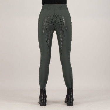Leggings da equitazione HV Polo Estrelle FullGrip donna Verde petrolio