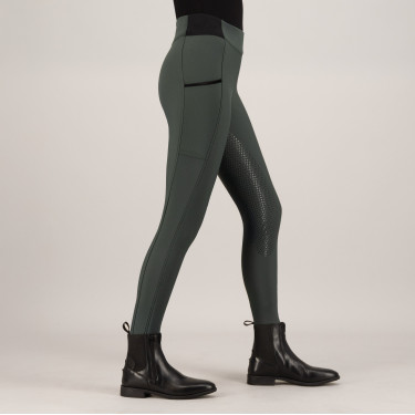 Leggings da equitazione HV Polo Estrelle FullGrip donna Verde petrolio