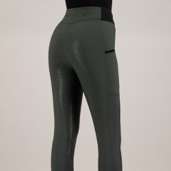 Leggings da equitazione HV Polo Estrelle FullGrip donna Verde petrolio
