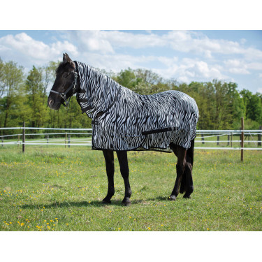 Camicia a rete Riding World Combo Motivo zebra nero / bianco Multicolore Camicia a rete Riding World Combo Motivo zebra nero / bianco Multicolore