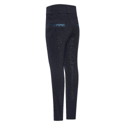 Leggings da equitazione Imperial Riding Comfi Sparks FullGrip bambini Marina Blu marino
