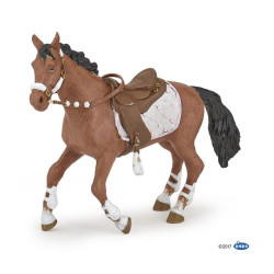 Figura Cavallo della cavallerizza fashion inverno Papo
