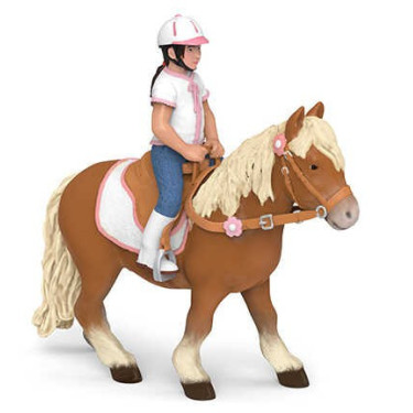 Figurina Pony Shetland con sella Papo Figurina Pony Shetland con sella Papo