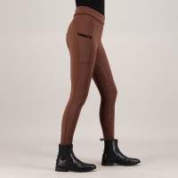 Leggings da equitazione da donna Imperial Riding Teddy FullGrip Bronzo Marrone
