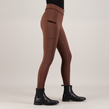 Leggings da equitazione da donna Imperial Riding Teddy FullGrip Bronzo Marrone Leggings da equitazione da donna Imperial Riding Teddy FullGrip Bronzo Marrone