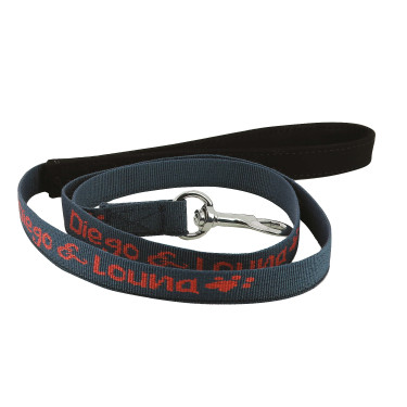 Guinzaglio in nylon Diego & Louna per cane Antracite Grigio Guinzaglio in nylon Diego & Louna per cane Antracite Grigio