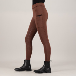 Leggings da equitazione da donna Imperial Riding Teddy FullGrip Bronzo Marrone Leggings da equitazione da donna Imperial Riding Teddy FullGrip Bronzo Marrone