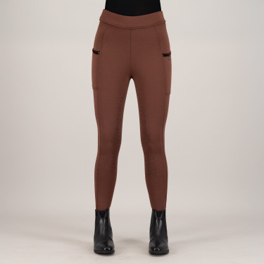 Leggings da equitazione da donna Imperial Riding Teddy FullGrip Bronzo Marrone Leggings da equitazione da donna Imperial Riding Teddy FullGrip Bronzo Marrone