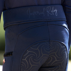 Leggings da equitazione Imperial Riding Teddy FullGrip per bambini Marina Blu marino Leggings da equitazione Imperial Riding Teddy FullGrip per bambini Marina Blu marino