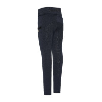 Leggings da equitazione Imperial Riding Teddy FullGrip per bambini Marina Blu marino