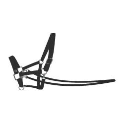 Capezzina Free Ride Hobby Horse Imperial Riding Free Spirit Nero