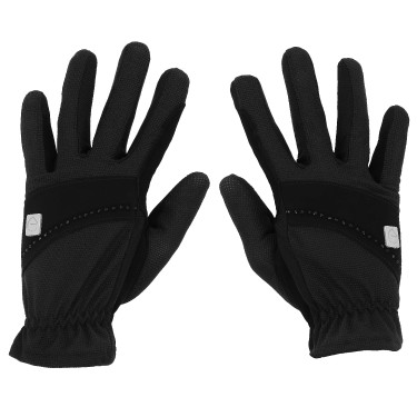 Guanti Equithème Strass Nero Guanti Equithème Strass Nero