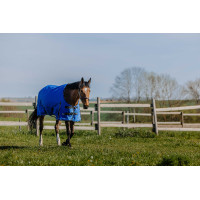 Coperta Equithème Tyrex 1200D Aisance Blu / nero