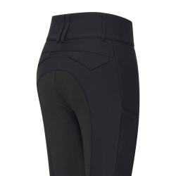 Pantaloni da equitazione Euro-Star Aurelle donna Grip Connect Nero Pantaloni da equitazione Euro-Star Aurelle donna Grip Connect Nero