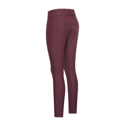 Pantaloni da equitazione da donna Imperial Riding Bilou FullGrip Fico Viola