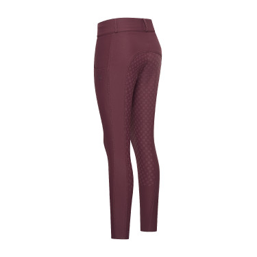 Pantaloni da equitazione da donna Imperial Riding Bilou FullGrip Fico Viola