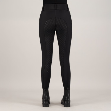 Pantaloni da equitazione da donna Imperial Riding Bilou FullGrip Nero