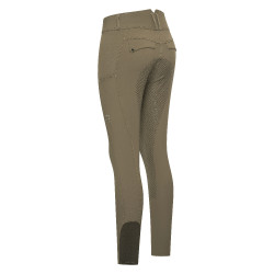 Pantaloni da equitazione Imperial Riding Bliss invernali FullGrip donna Verde oliva