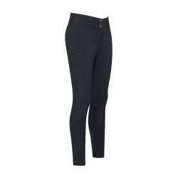 Pantaloni da equitazione Imperial Riding Bliss invernali FullGrip donna Nero
