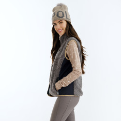 Gilet in pile senza maniche da donna HV Polo Georgina Nuvola Bianco